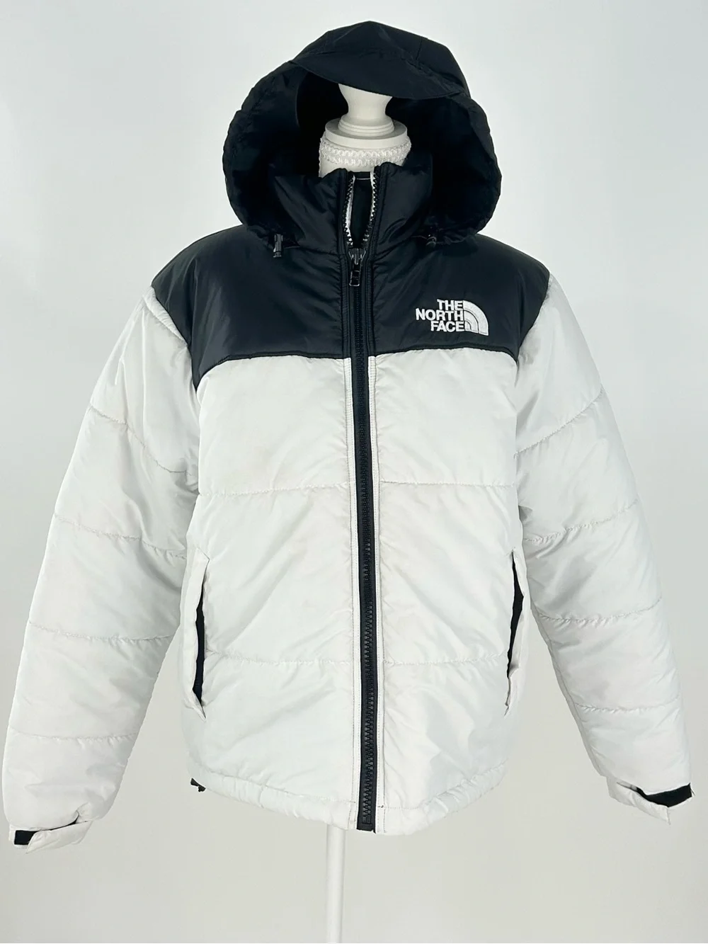 The North Face Nuptse 2 700 Down Puffer Jacket White Black Men’s S 2016